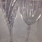 2 Scalloped Glasses 1 Wine 1 Champagne Gorgeous 9 Inches +