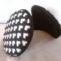 Cute Black and White Heart Earmuffs