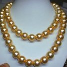 8mm Gold Shell Pearl Strand 36"