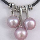 3 Lavender Freshwater Pearl Pendant