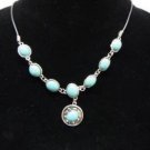 Antique Style Natural Turqouise Y Pendant PRODTYP5