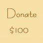 Donate in $100 Increments