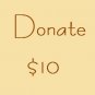 Donate in $10 Increments