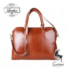 Genuine Leather Briefcase Messenger Laptop Shoulder Bag Handbag Work Attach Case