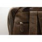 Men's Genuine Italian Leather Backpack Schoolbag Travelling Hiking Camping Bag