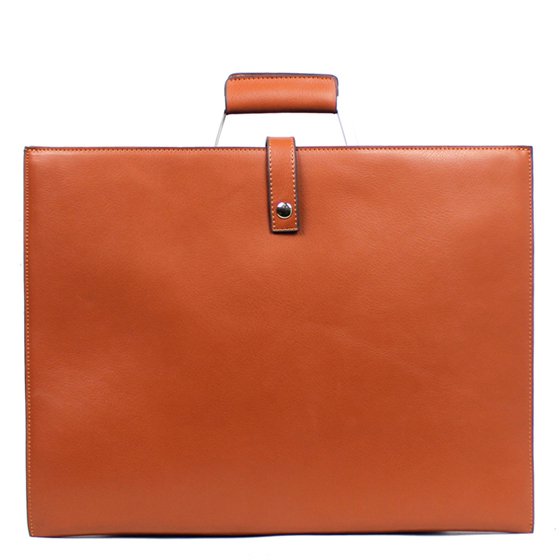 New Genuine Leather Briefcase Messenger Laptop Shoulder Bag Handbag  Attach Case