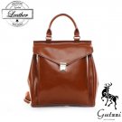 Gutzzi Classic Women Genuine Cowhide Leather Summer Schoolbag Work Backpack Gift