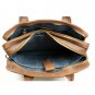 Genuine Leather Briefcase for Men Functional Bag Portfolio Attache for Laptop