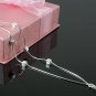 White Gold Plated Plantinum Silver Cube Classic Fashion Hand Chain Bracelet