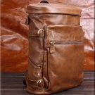 Genuine Italian Leather Backpack Schoolbag Rucksack bookbag Hiking Camping Bag