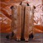 Genuine Italian Leather Backpack Schoolbag Rucksack bookbag Hiking Camping Bag