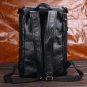 Genuine Italian Leather Backpack Schoolbag Rucksack bookbag Hiking Camping Bag