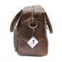Men's Dark Brown Genuine Leather Schoolbag Messenger Handbag Shoulder Bag Gift