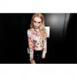 Women Chiffon Floral Print Tee Shirt Long Sleeve Casual Tops Blouse S M XL XXXL