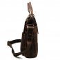 Brown Leather Briefcase Backpack Laptop Bag Handbag Work Attach Bag Shoulder