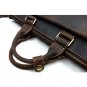 Brown Leather Briefcase Backpack Laptop Bag Handbag Work Attach Bag Shoulder