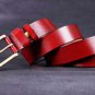 Mens Genuine Leather Belt  Buckles Custom hip Tang Belt Buckle gold Cool For Men