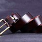 Mens Genuine Leather Belt  Buckles Custom hip Tang Belt Buckle gold Cool For Men