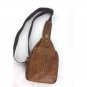 Genuine Leather Messenger Cross Shoulder Chest Pack body Wallet Purse Pouch Bag