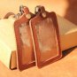 NEW Brown Window Top Genuine Cowhide Leather Credit Card ID Card Holder Wallet