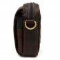 Genuine Italian Leather Chocolate Waist Fanny Pack Belt Shoulder Pouch Bag