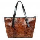 Genuine Leather Diaper Tote Bag Shopping Satchel Shoulder Bag Handbag Woman sale