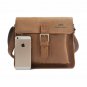 Hot Men Women Brown Small Genuine Leather Shoulder Messenger Cross Body Bag Gift