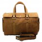 Duffle Gym bag Cross Body Shoulder Bowler Travel Hand Bag Italian Real Leather