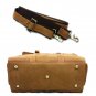 Duffle Gym bag Cross Body Shoulder Bowler Travel Hand Bag Italian Real Leather