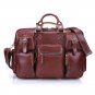 Men Genuine Leather Briefcase Laptop Tote Travel Business Messenger Bag Satchel