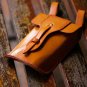 Waist Fanny Pack Cross Body Shoulder Bag Italian Leather Handmade Vegetal-tanned
