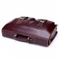 Genuine Leather Briefcase Men Laptop Messenger Shoulder Bag Attache Case Satchel