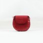 Satchel Cross Body Shoulder Messenger Circle Bag Italian Leather Women Handcraft