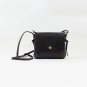 Satchel Cross Body Shoulder Messenger Square Bag Italian Leather Women Handcraft
