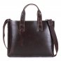 Men Women Genuine Leather Handbag Briefcase Tote Shoulder Shopping Travel Bag