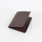 Wallet Card Case Holder Short Purse Note Coat Billfold Genuine Leather Bifold