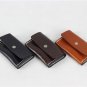 Card Case Holder Purse Note Coat Wallet Coin Business Cards Vegetal Leather Gift