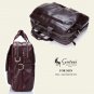 Hot Men Genuine Leather Laptop Briefcase Shoulder Travel Messenger Business Bag