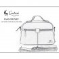 Light Brown Genuine Leather Crossbody Travel Hot Carry On Shoulder Messenger Bag