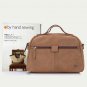 Light Brown Genuine Leather Crossbody Travel Hot Carry On Shoulder Messenger Bag