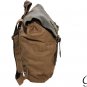 New Vintage Genuine Leather Canvas Bookbag Backpack SchoolBag Handbag Rucksack
