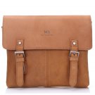Clutch Purse Light Brown Genuine Leather For Men Woman Cross Body Carry On Bag