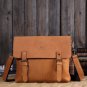 Clutch Purse Light Brown Genuine Leather For Men Woman Cross Body Carry On Bag