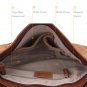 Clutch Purse Light Brown Genuine Leather For Men Woman Cross Body Carry On Bag