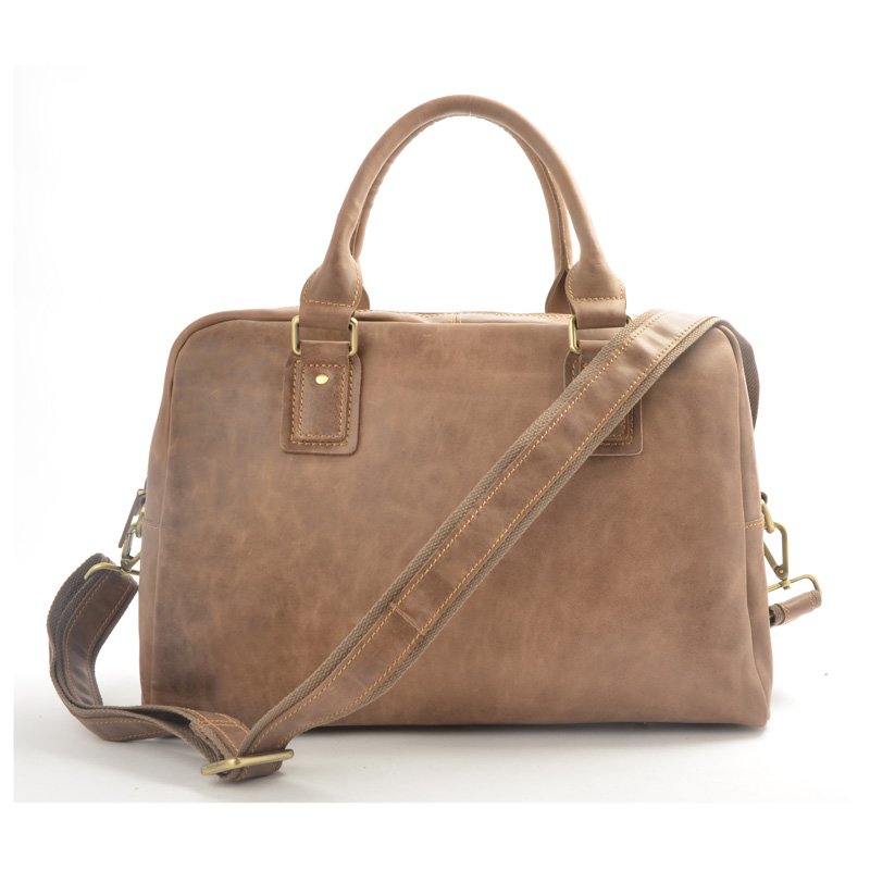 For Men Genuine Leather Laptop Bag Tote Briefcase Shoulder Travel Messenger Bag