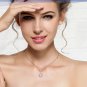 Hot Shinny Women Silver Plated Five hearts Classic Crystal Pendant No Necklace