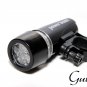 LED Bicycle Front Head Light Torch Rear Back Tail Bike Flashlight Reflector Set