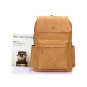 Vintage Men Caramel Brown Genuine Leather Backpack Schoolbag Traveling Hot Bag
