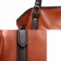 Woman Brown Korean Genuine Leather Travel Shopping Satchel Shoulder Bag Handbag
