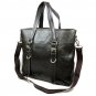 Women Gray Genuine Leather Messenger Handbag Traveling Tote Cross Shoulder Bag